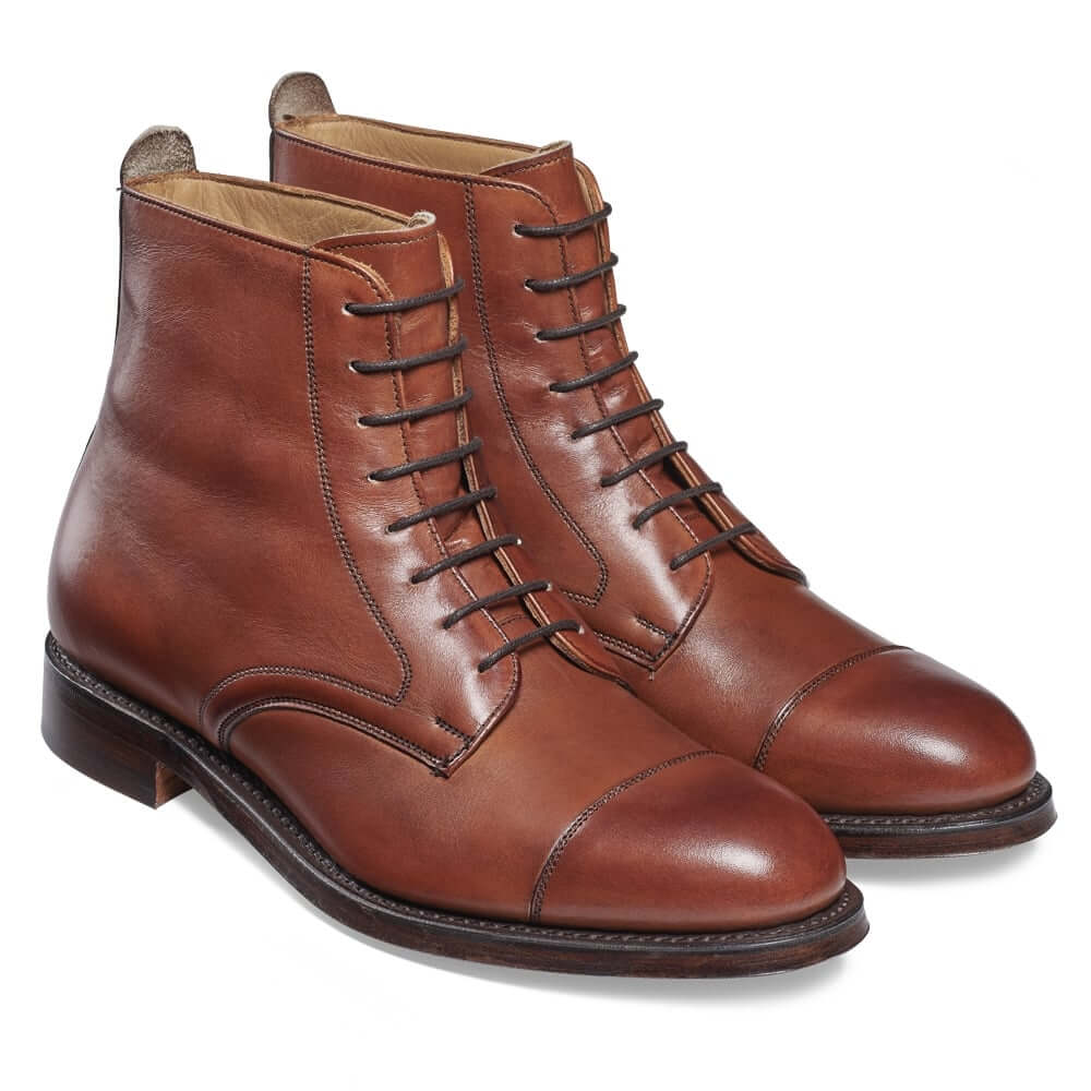 Restored leather shoe